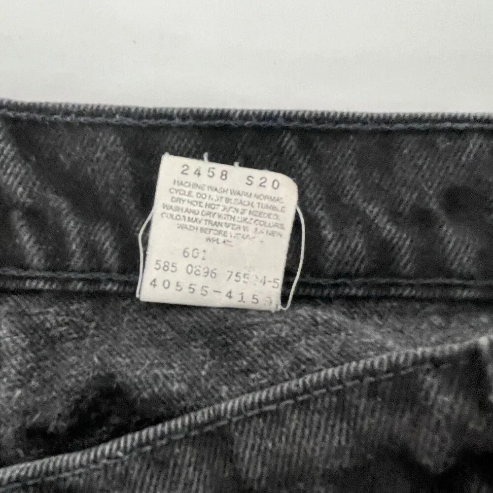 Vintage 90's Levi's 555 Orange Tab Men's Jeans Relaxed Fit Straight Leg 42x27